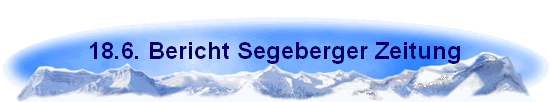 18.6. Bericht Segeberger Zeitung