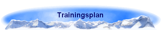 Trainingsplan